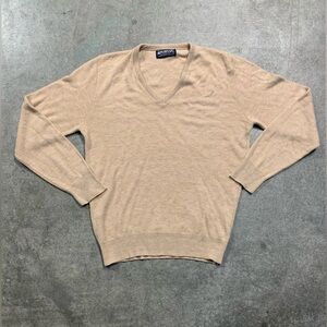 Vintage 80s Puritan V-Neck Pullover Preppy Mod Sweater